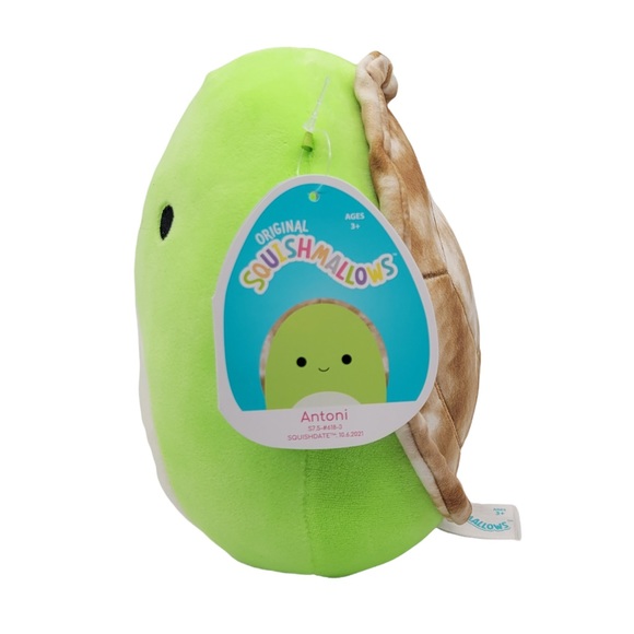 NWT Antoni the Sea Turtle Pet Squad Squishmallow Plush Stuffed Animal 7.5” - Picture 4 of 9